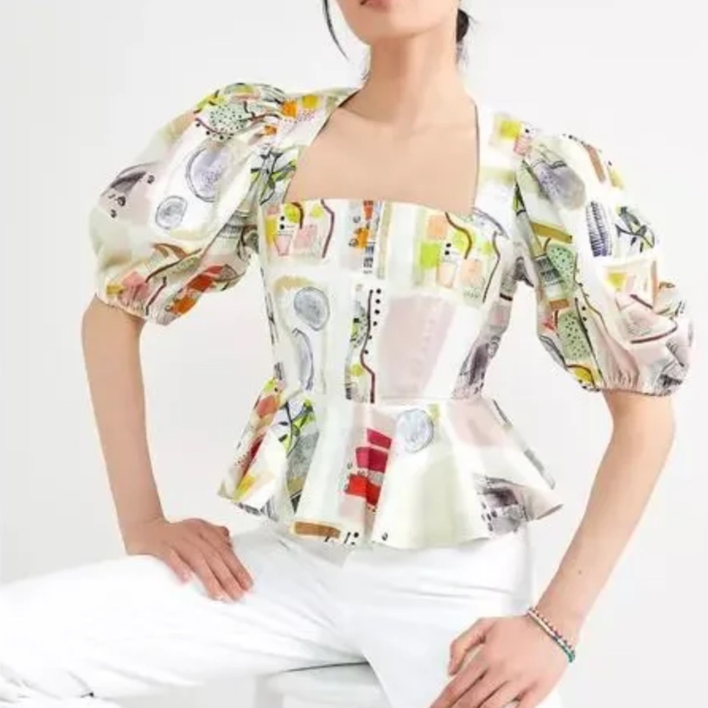 Hunter bell peplum blouse